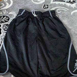 Black Jordan basketball shorts